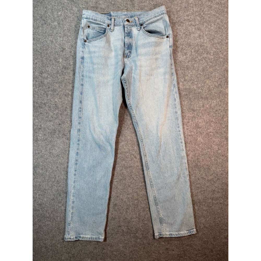 Wrangler Premium Quality Mens Light Wash Vintage Straight Leg Jeans 30x32 - Picture 1 of 7